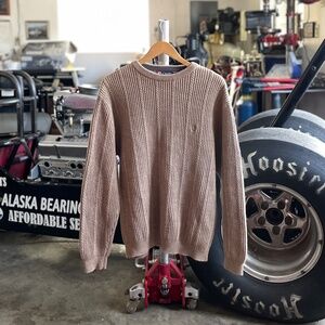 Chaps Ralph Lauren - 100% Cotton Beige Sweater